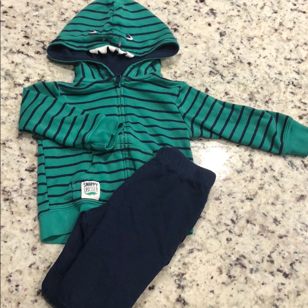 Carter’s Matching Hoodie and Sweatpants 12M - Picture 1 of 6